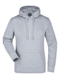 Hoodie Damen Grau Meliert